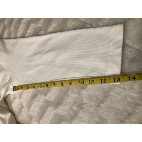 RAFAELLA Women’s White Pullover‎ Collared Sweater Size Large - Picture 6 of 6